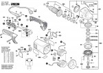 Bosch 3 601 H84 M01 GWS 24-23 JH Angle Grinder Spare Parts